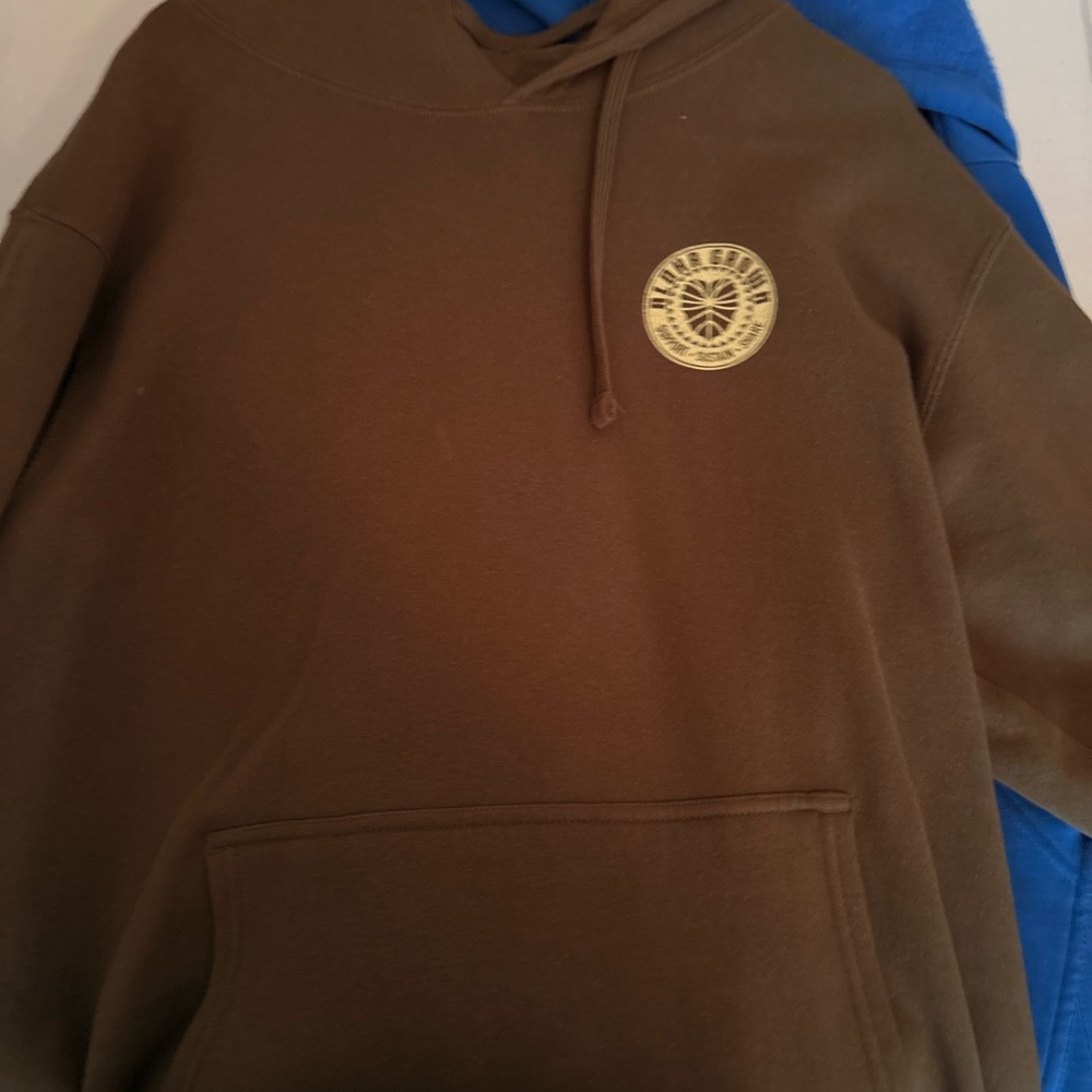 Brown Hoodie with Emblem